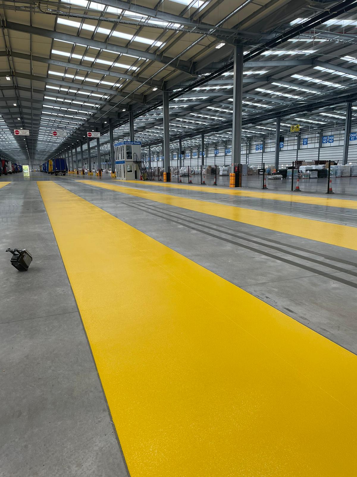 5,725m² Slip-Resistant Flooring for the South Wales Metro Depot